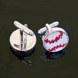Stitched Baseball Cuff Links