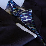 Blue US Aircraft Carriers Silk Tie