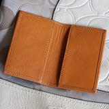 Leather Fold-Over Card Case