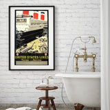 U.S. Lines Poster