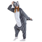Adult Hooded Onesie: Wolf