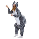 Adult Hooded Onesie: Wolf