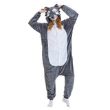 Adult Hooded Onesie: Wolf