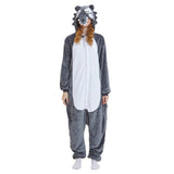 Adult Hooded Onesie: Wolf
