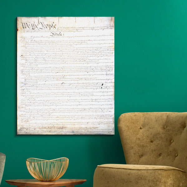 U.S. Constitution Canvas Print