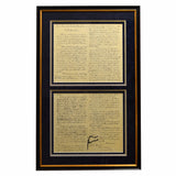 Framed Emancipation Proclamation