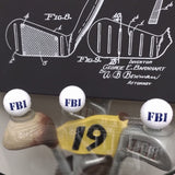 Set of 3 FBI Golf Balls