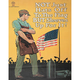 Not Just Hats Off to the Flag Canvas Print