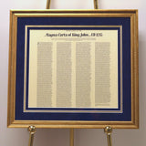 Premium Framed Magna Carta Document