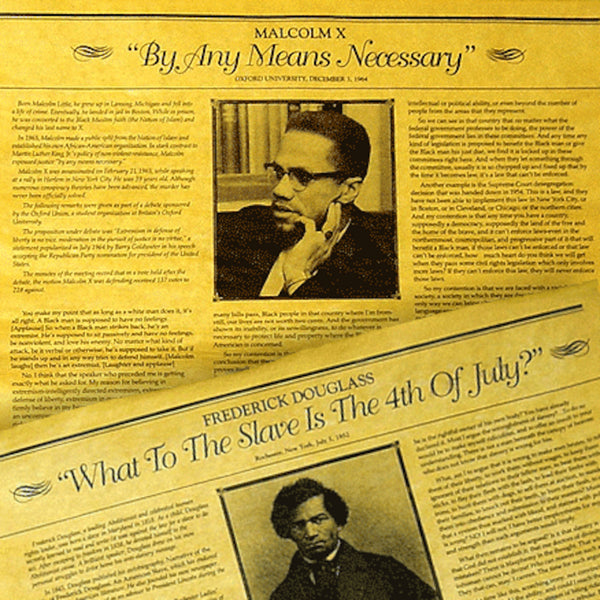 Malcolm X and Frederick Douglass Speech Transcripts National Archives Store