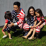 Stars and Stripes Patriotic Hooded Onesie