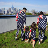 Stars and Stripes Patriotic Hooded Onesie