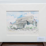National Archives Matted Print: Large