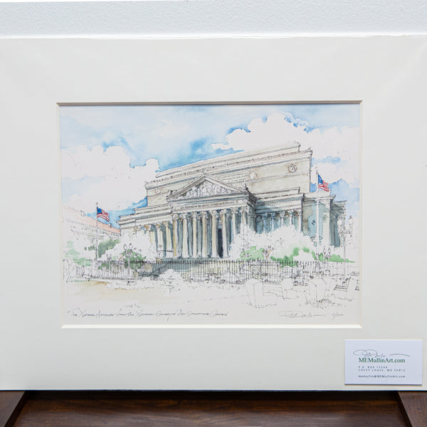National Archives Matted Print: Large