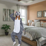Adult Hooded Onesie: Wolf