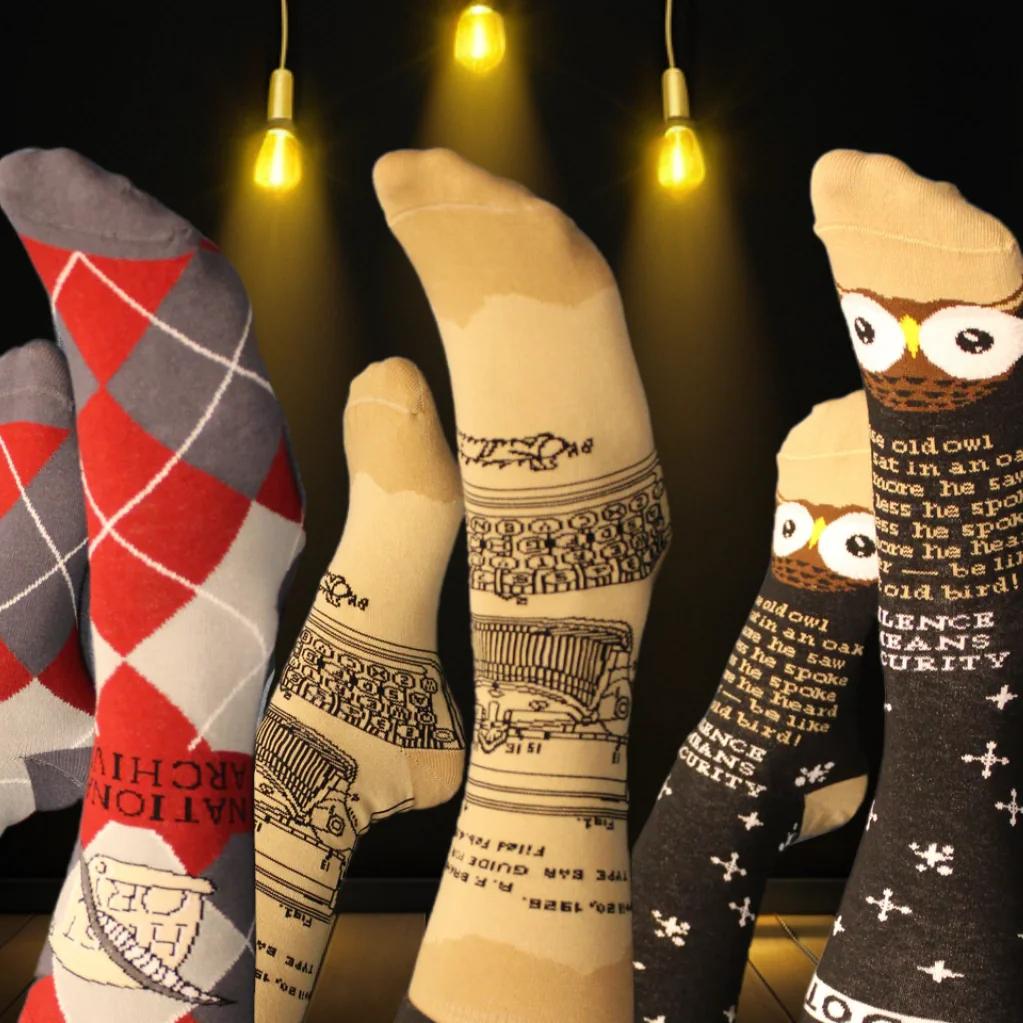 Documents Inspired Socks