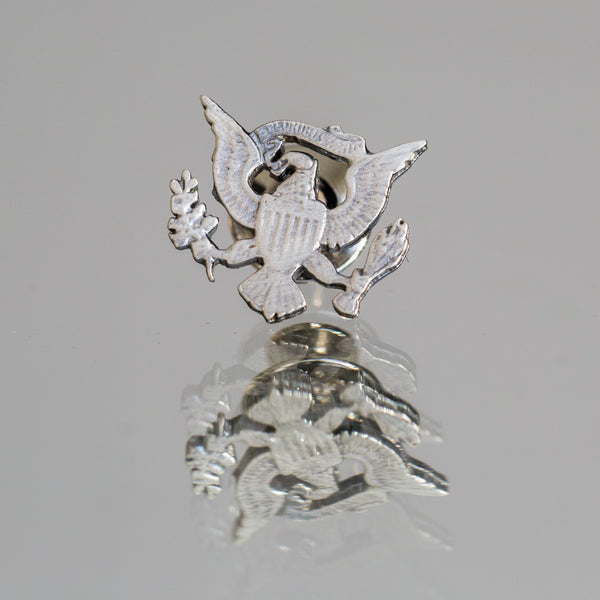 Coat of Arms Silver Lapel Pin