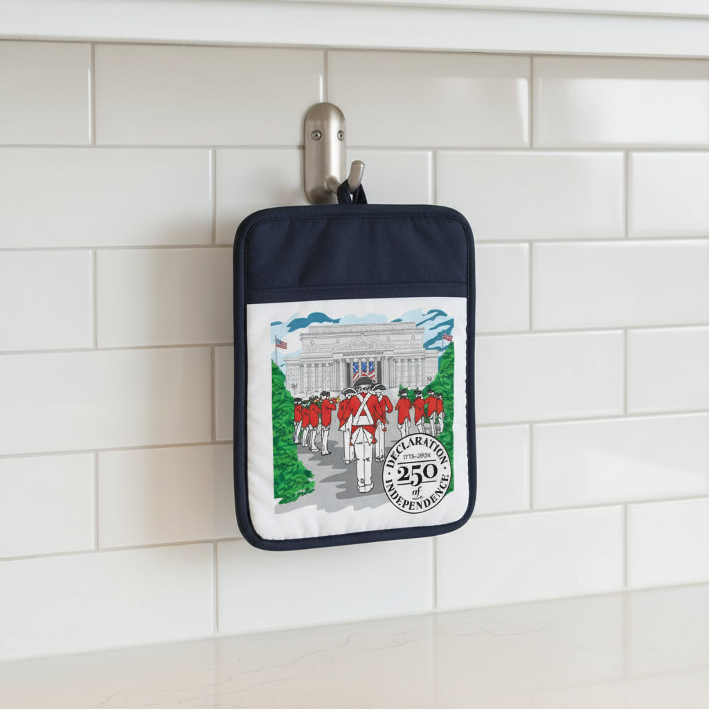 Fife and Drums at the Archives Pocket Potholder