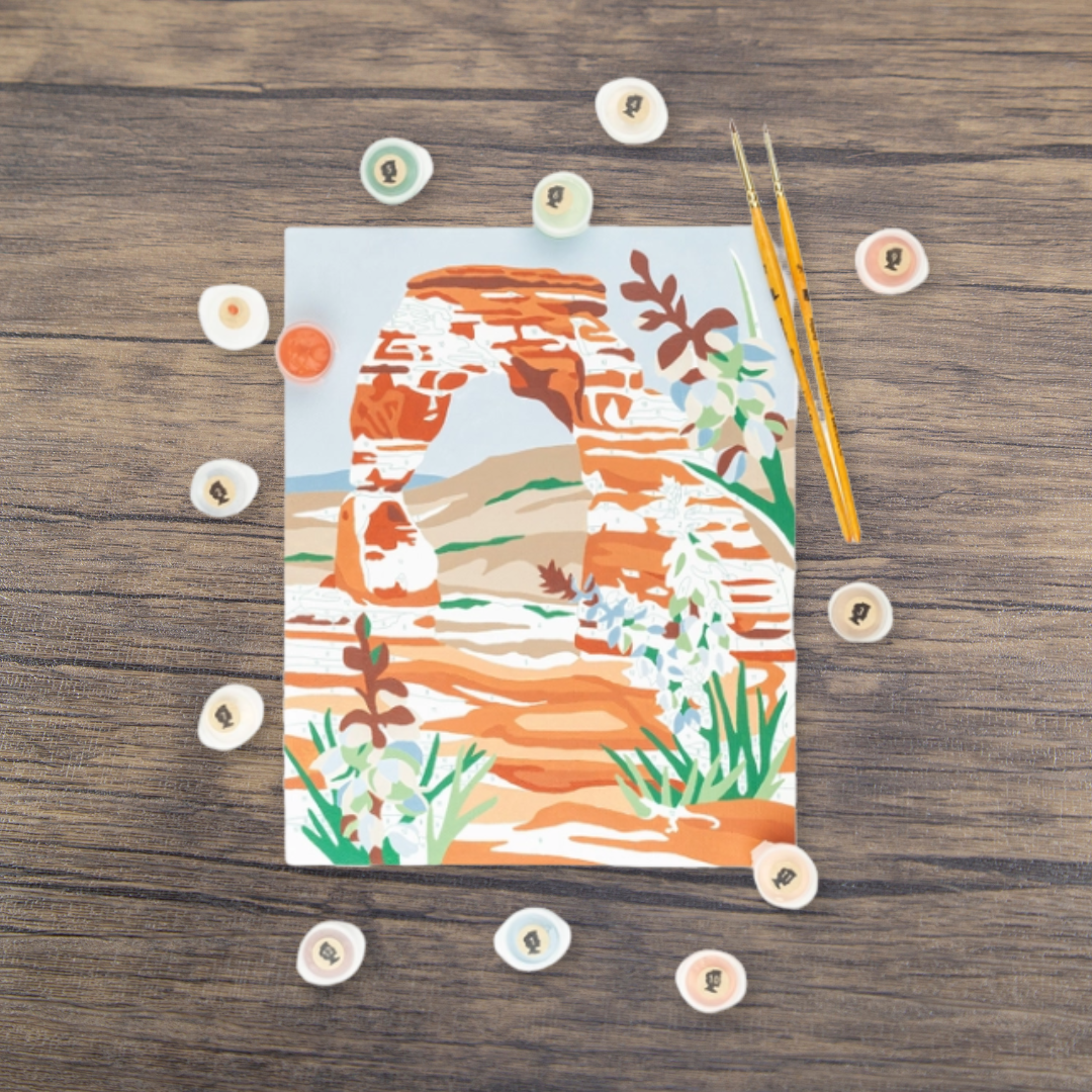 Arches National Park Paint-By-Number Kit
