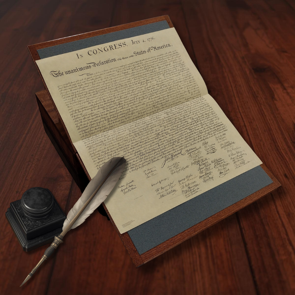Thomas Jefferson's Declaration of Independence Lap Desk Replica