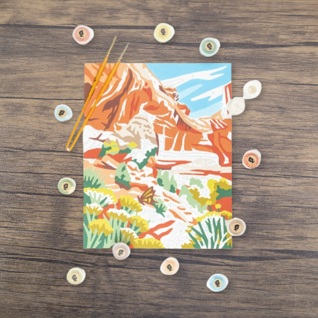 Capitol Reef National Park Paint-By-Number Kit