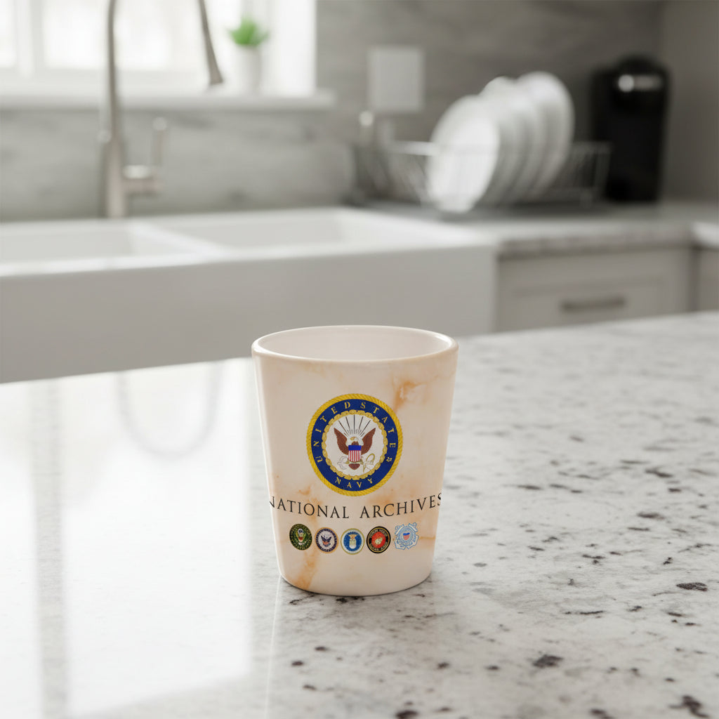 Navy Shot Glass