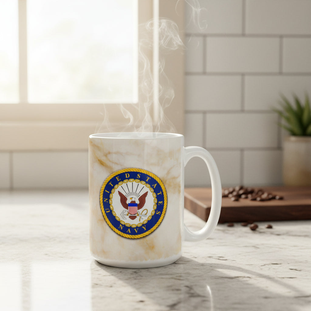 Navy Emblem Mug