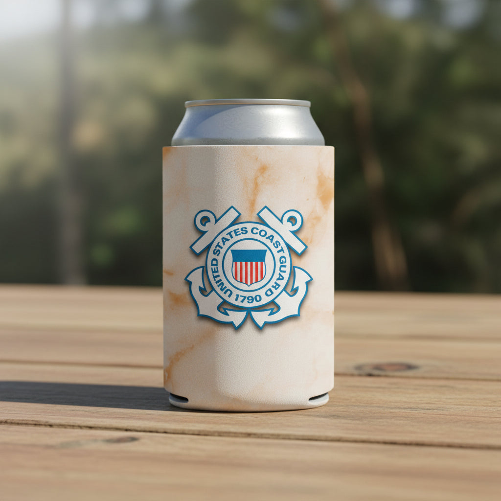 Coast Guard Emblem Coozie