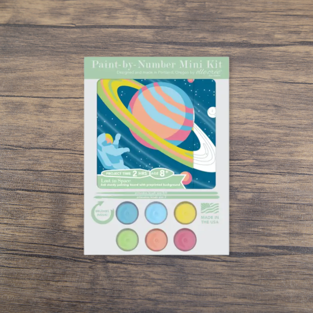 Kids Mini Lost in Space Paint-By-Number Kit