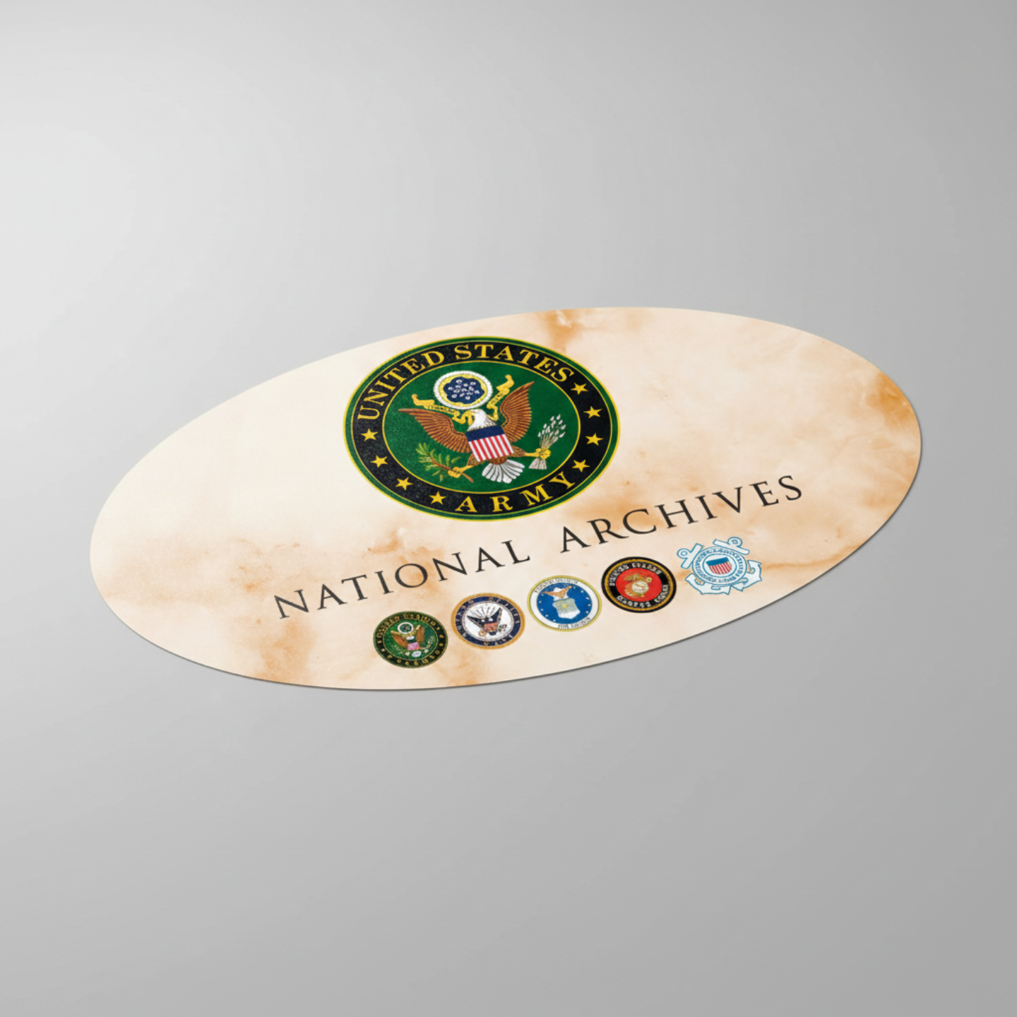 Army Oval Sticker