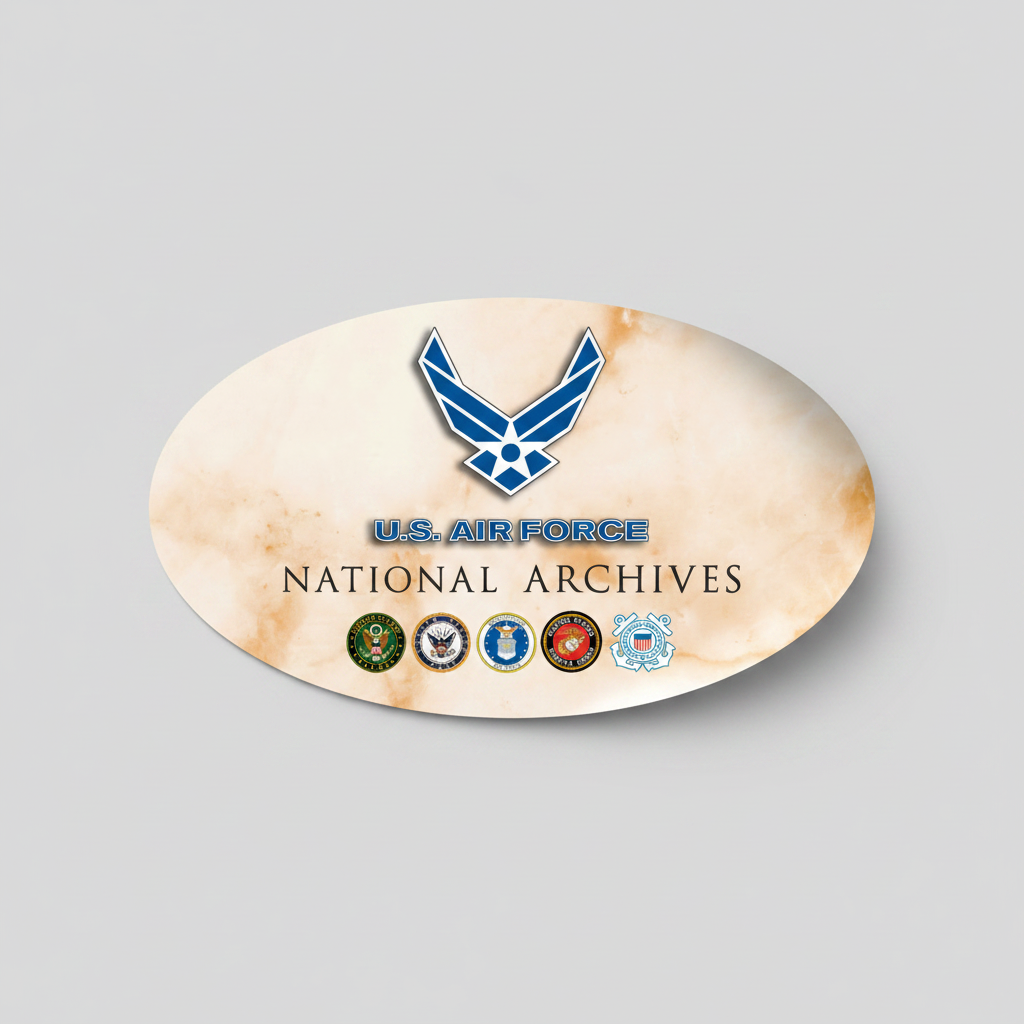 Air Force Oval Sticker
