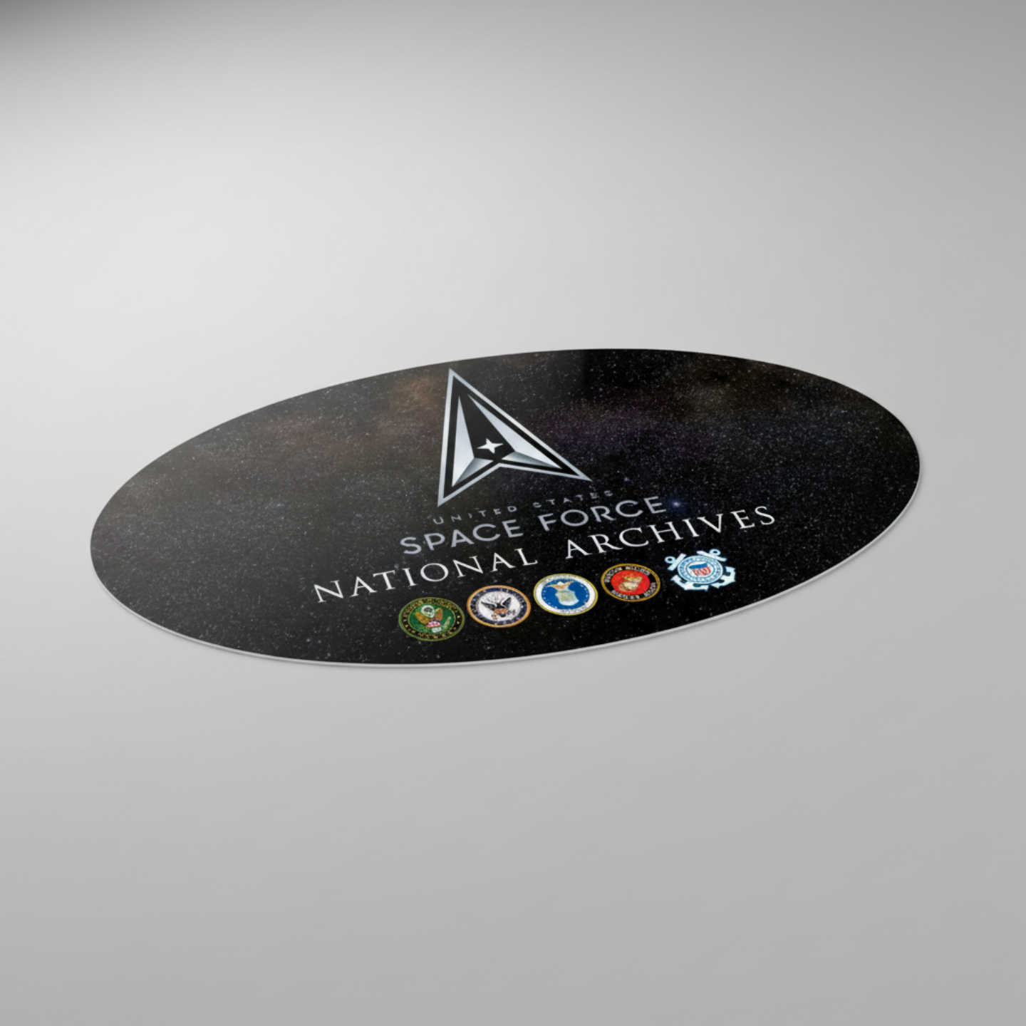 Space Force Oval Sticker