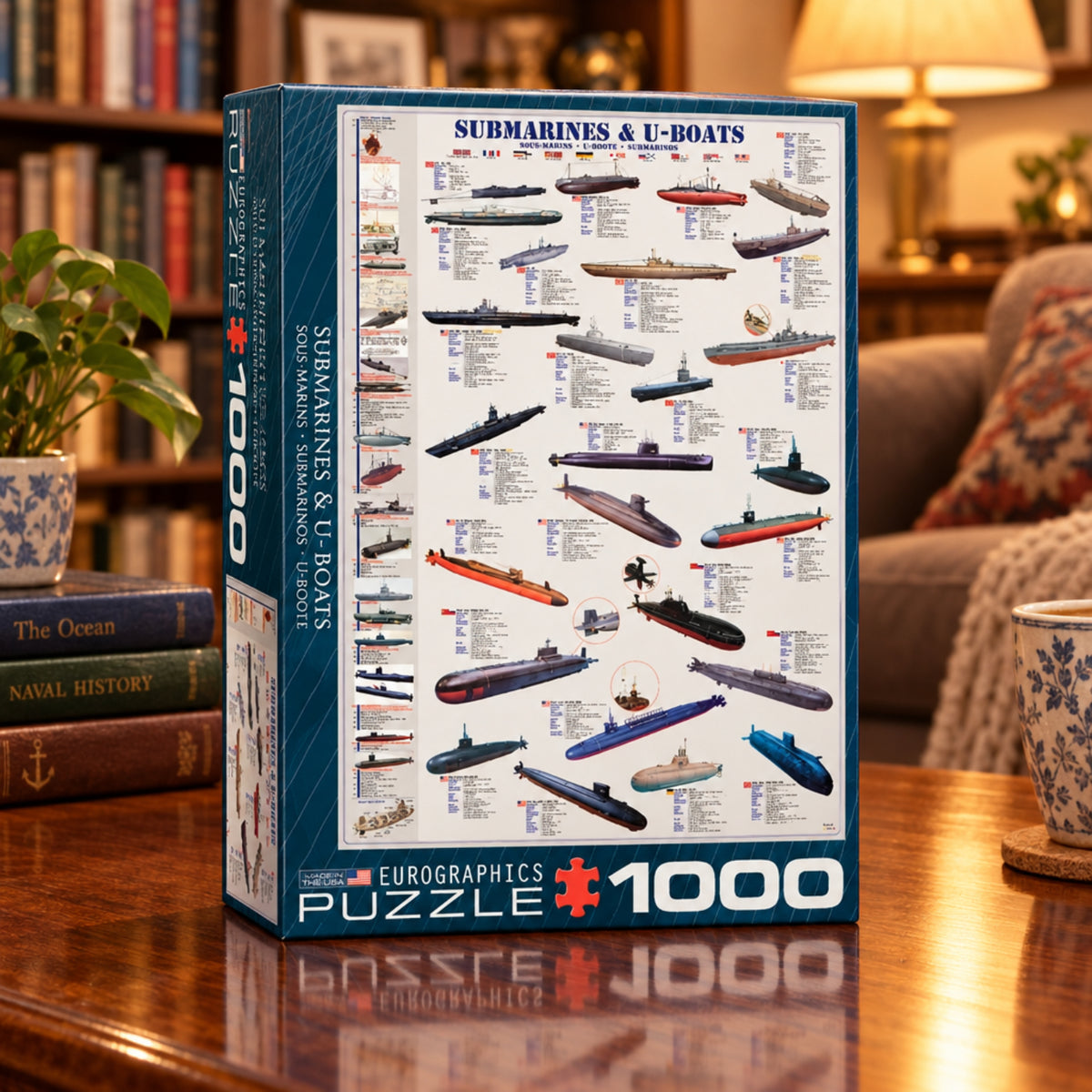 Submarines & U-Boats Puzzle 1,000 Pieces