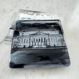 National Archives Building Fused Glass Coaster