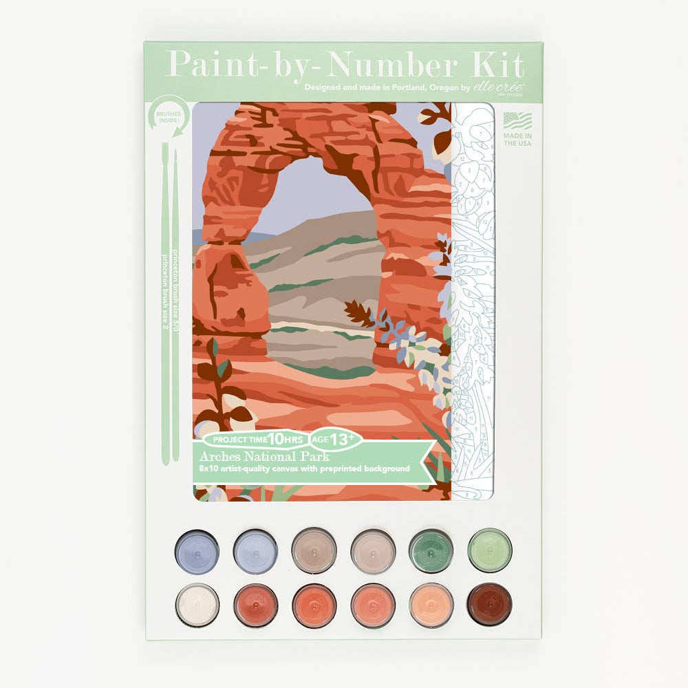 Arches National Park Paint-By-Number Kit