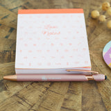 We the People Rose Gold Colored Pen with Stylus