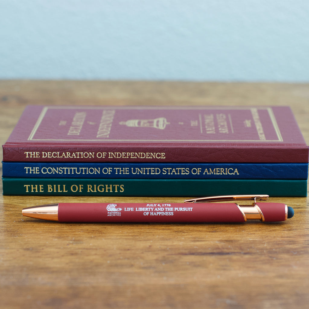 July 4, 1776 Red Pen with Stylus