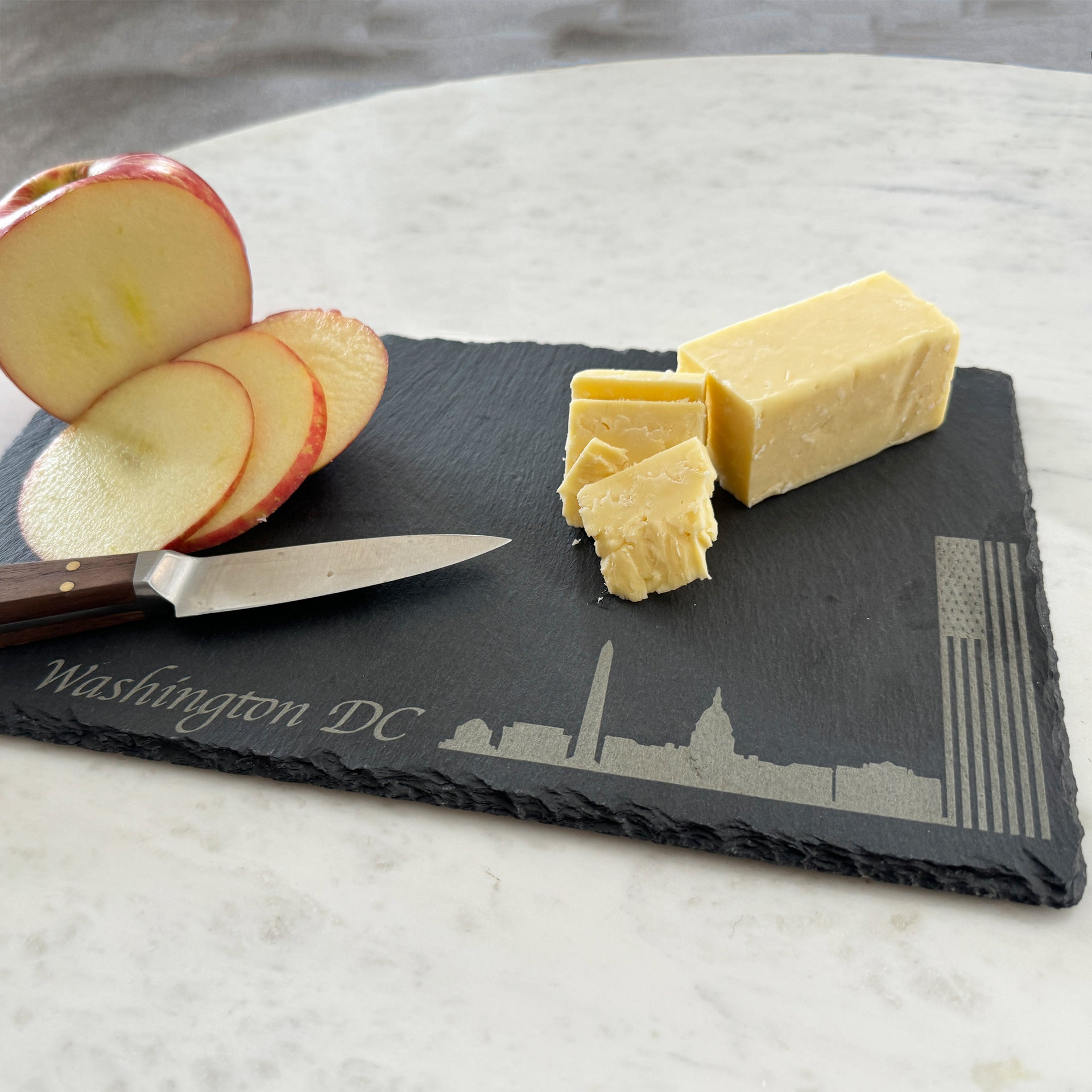 Washington, D.C. Skyline Slate Cheeseboard