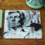 Abraham Lincoln Fused Glass Coaster