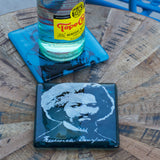 Frederick Douglass Fused Glass Coaster