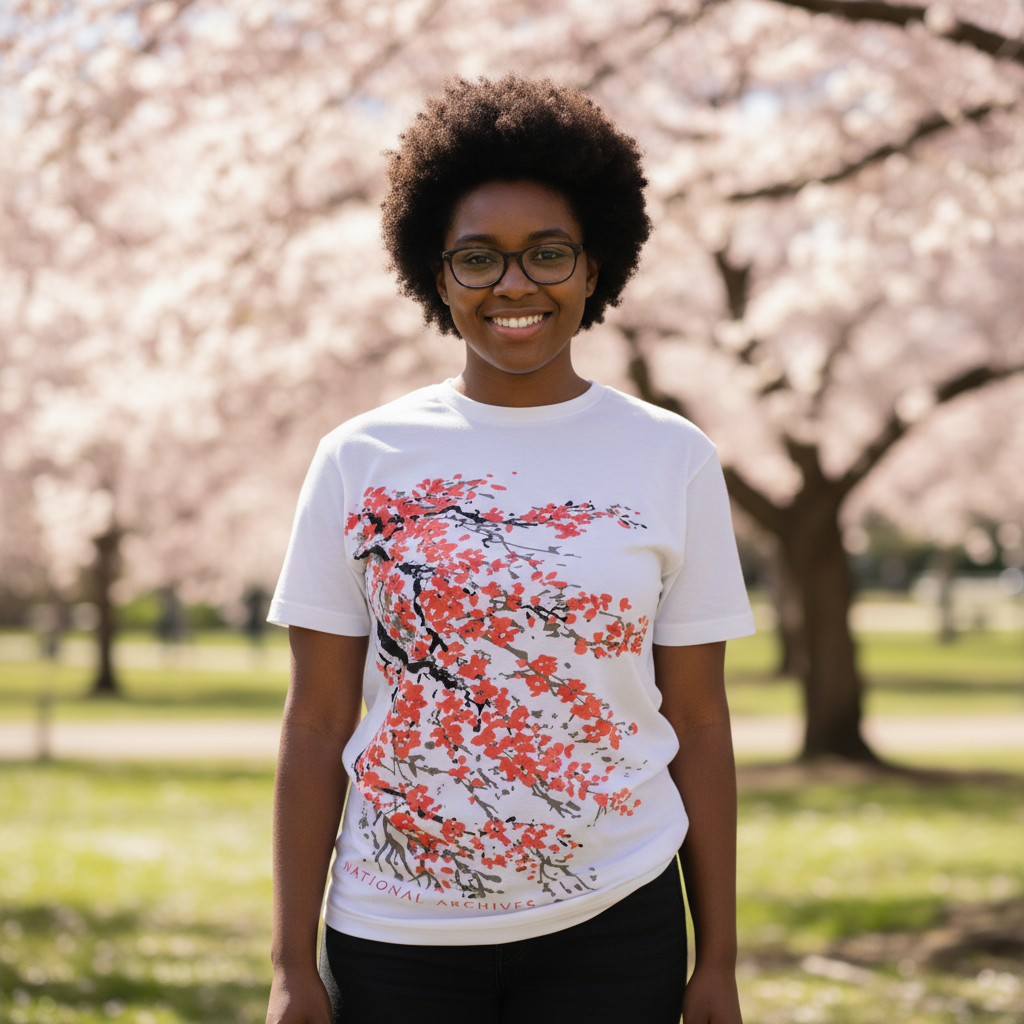 Cherry Blossom T-Shirt White