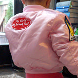 Pink Kids MA-1 Flight Jacket