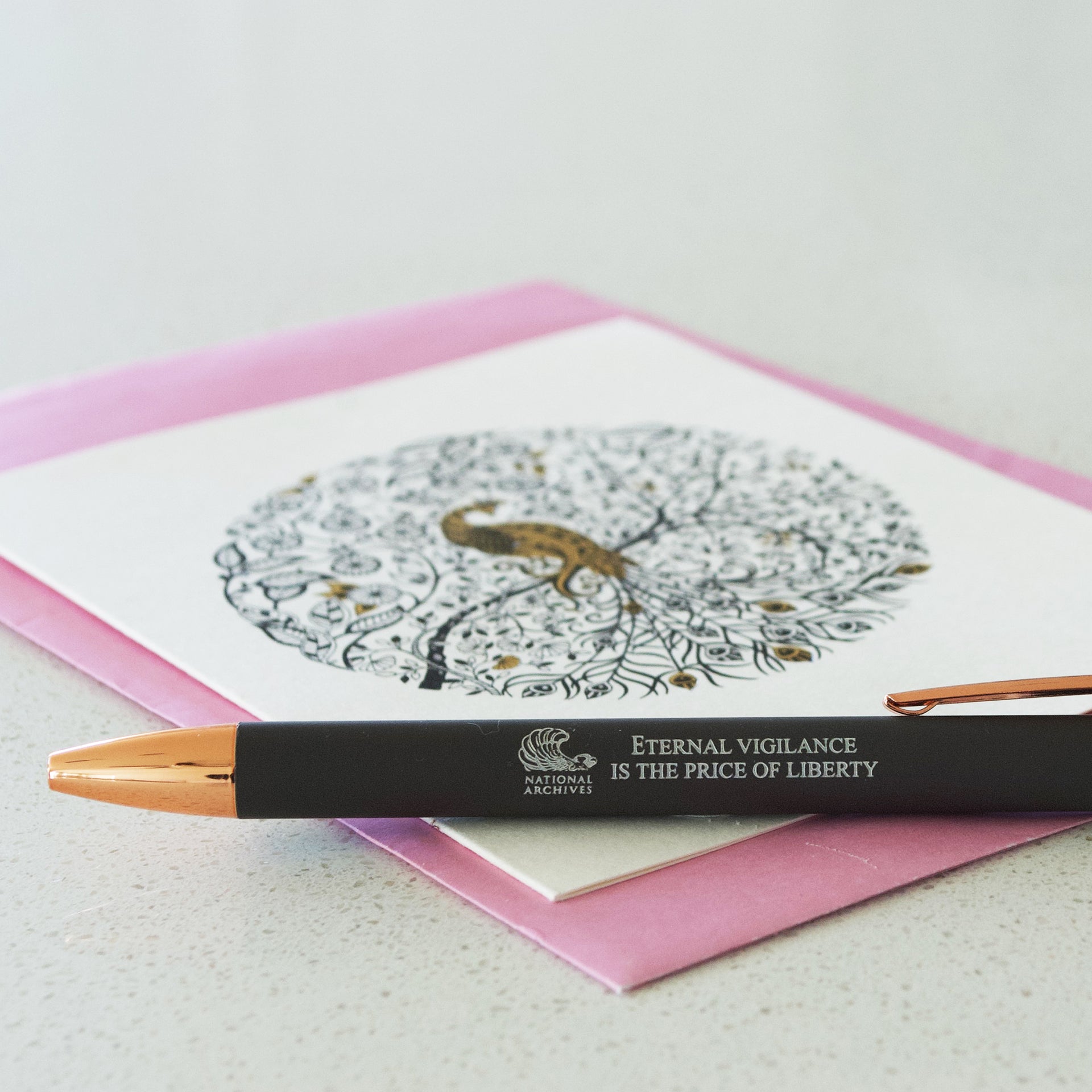 Eternal Vigilance Gray Pen with Stylus