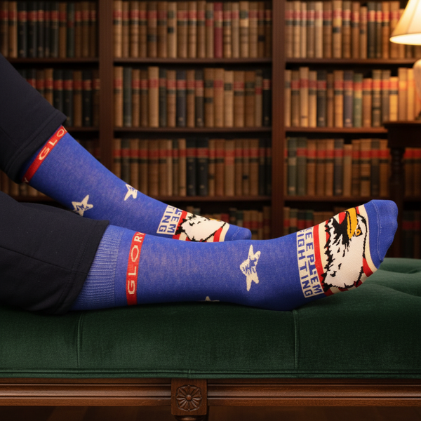 Keep 'Em Fighting Glory Eagle Crew Socks