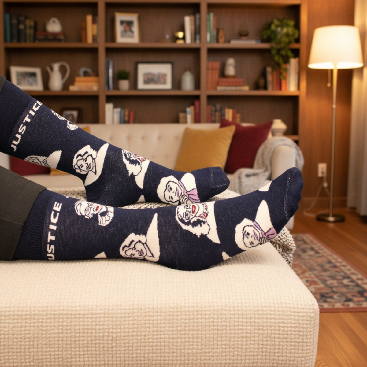 Women Justices Crew Socks