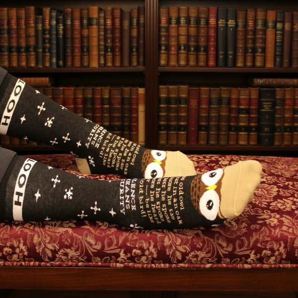 Wise Old Owl Calf Socks