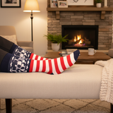 Life Liberty Happiness Patriotic Knee Socks