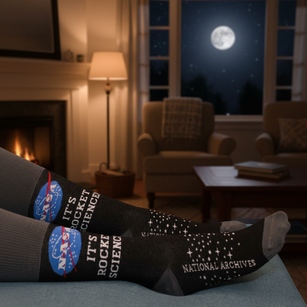 Physics Socks Rockets NASA It's Rocket Science Socks