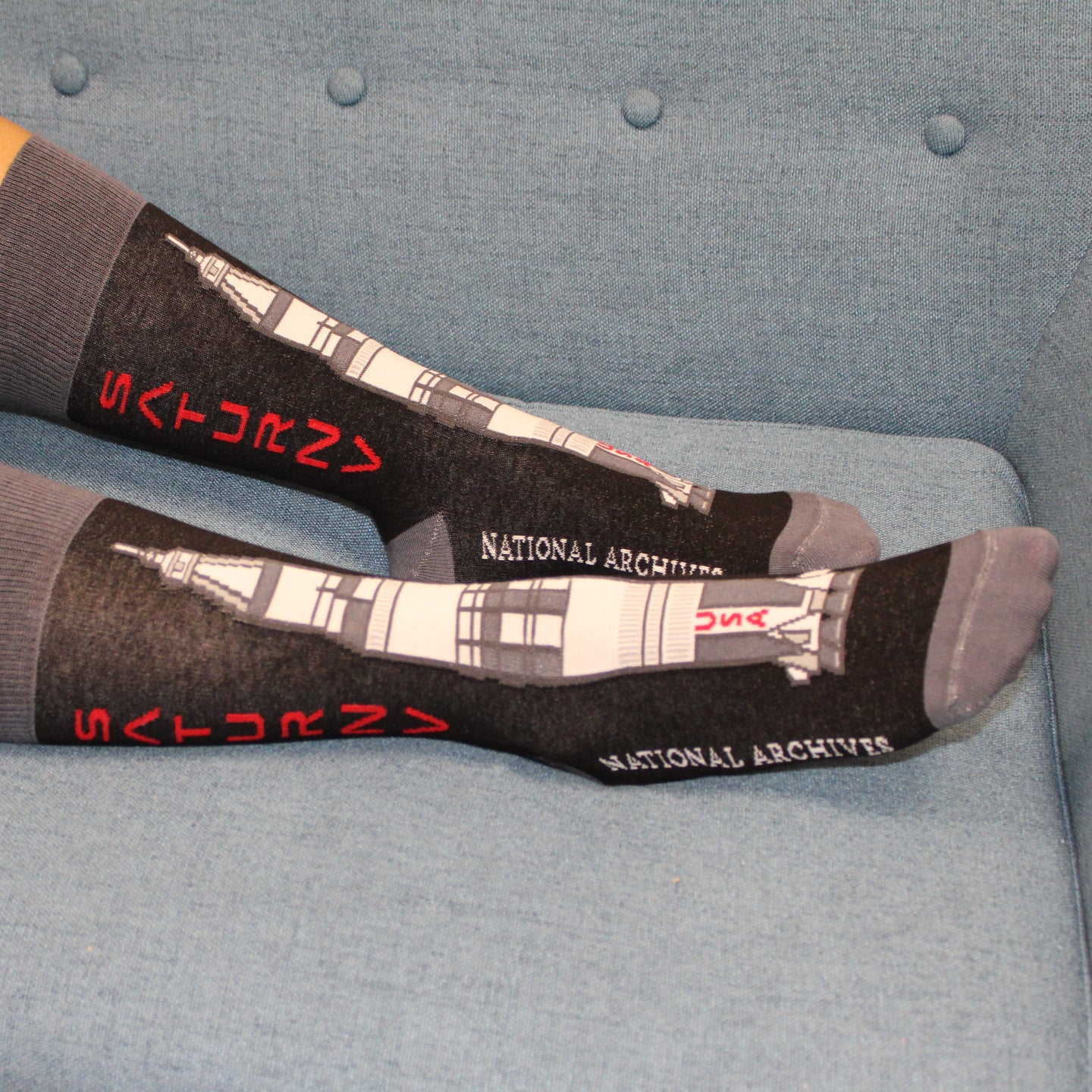 NASA Saturn V Rocket Socks