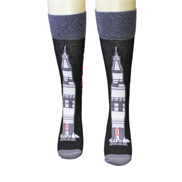 Physics Socks Rockets NASA Saturn V Rocket Socks – National Archives Store